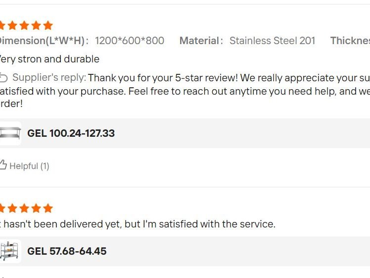 Customer review