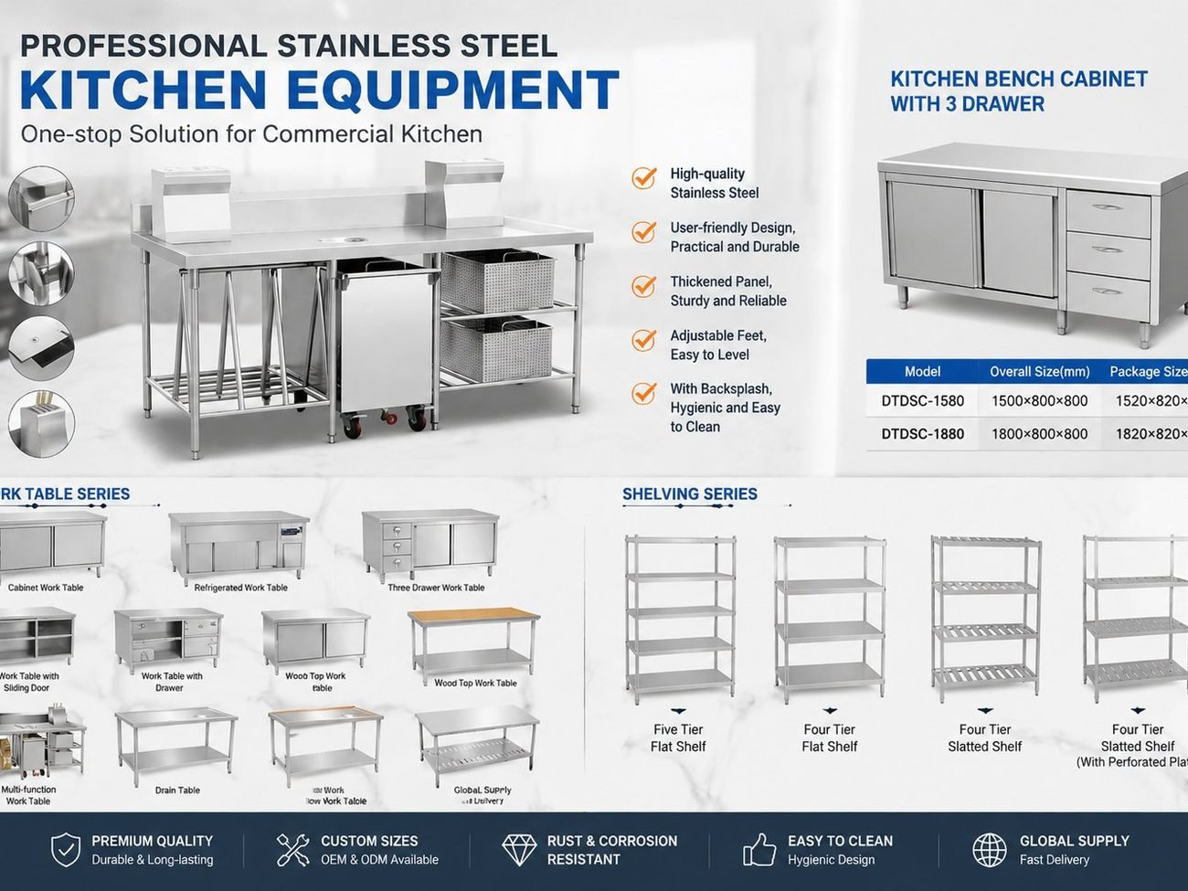 Various workbench styles
